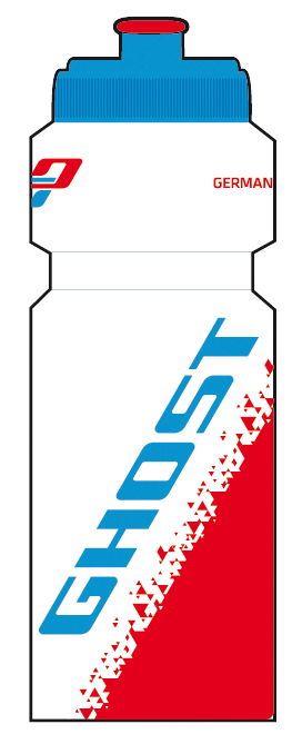 Ghost Waterbottle white/blue/red  0,75L _2015
