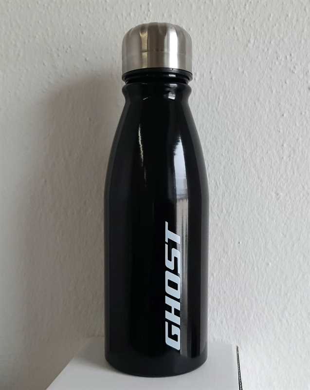 Alu-Trinkflasche mit Ghost Logo 0,5 l